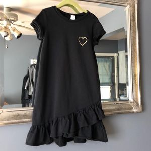 Used Girls Sweatshirt Dress w/ruffle bottom edge